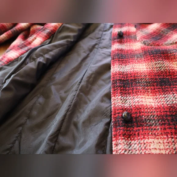 Colebrook Vintage Plaid Button Down Coat - Picture 6 of 7